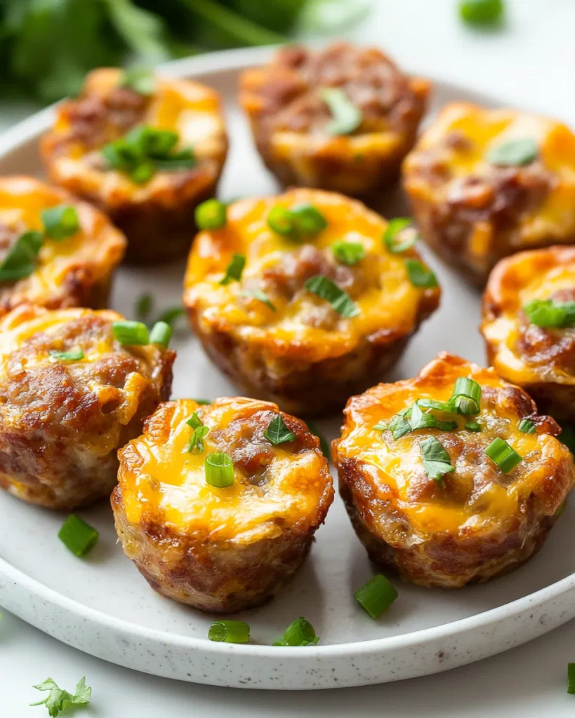 Sausage and Cheese Bites