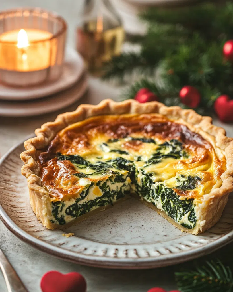 Savory Spinach and Cheese Quiche