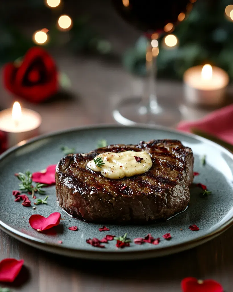 Steak with garlic butter