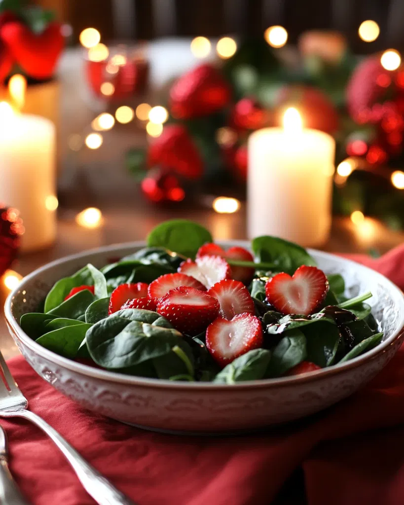Strawberry Spinach Salad with Balsamic Glaze