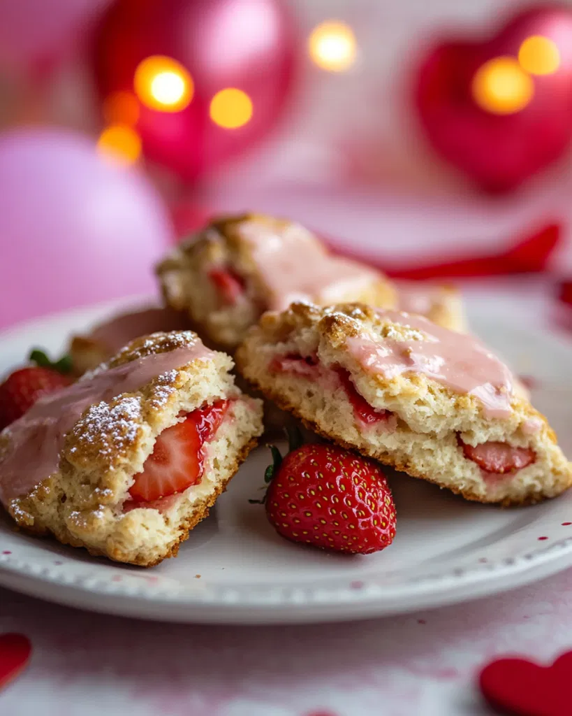 Strawberry scones