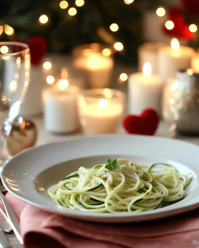 Zucchini Noodles with Garlic and Olive Oil