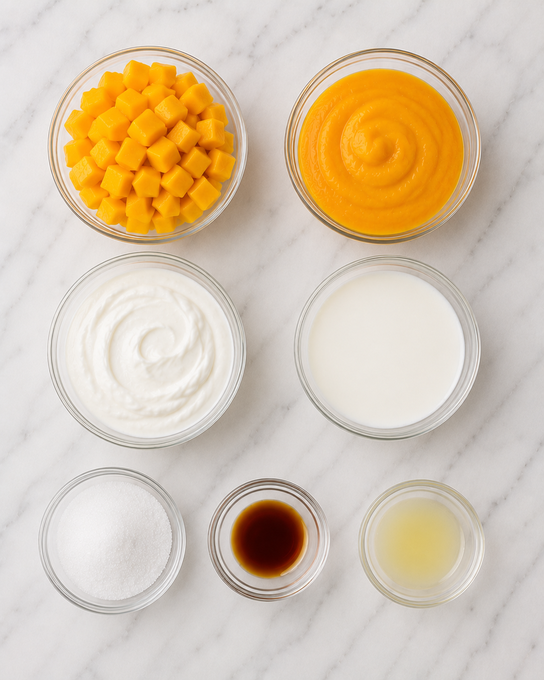 Mango Ice Cream Recipe Ingredients