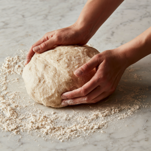 Cover the bowl and let the dough rest at room temperature